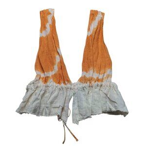 Zara Linen Crop Top Tie Dye Sleeveless Women's Size Small NEW NWT